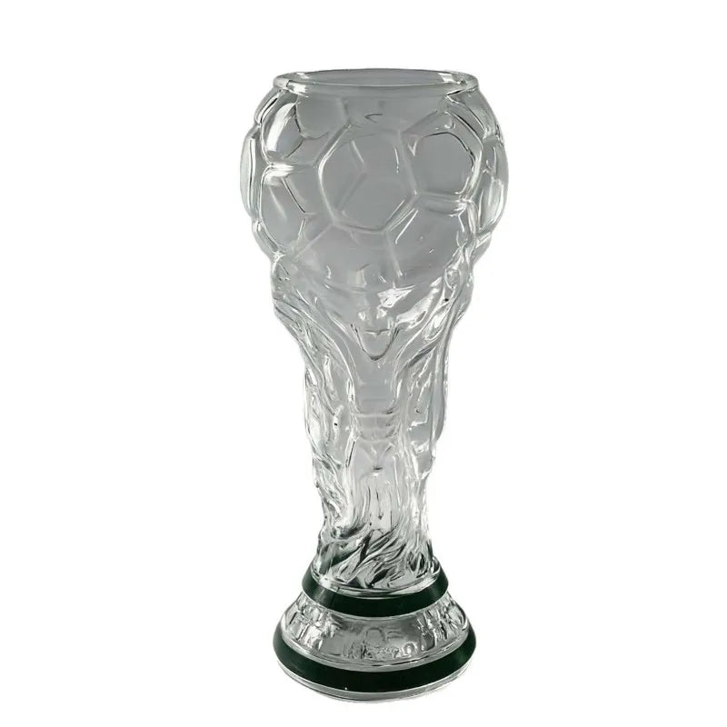 Football Soccer Trophy Shaped Beer Glass Cup Thickened Durable Sports Themed Mug for Bar Pub Party Fan Gift Home Drinkware