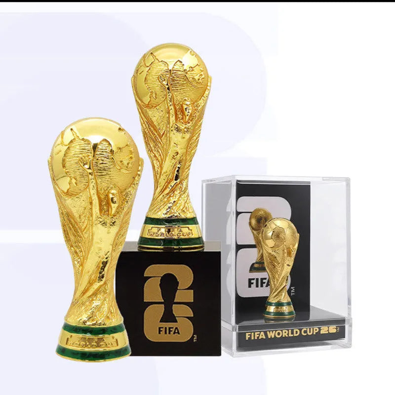 2026 World Cup Hercules Cup Replica Ornament, Football Fan Souvenir, 3D Trophy Collectible Merchandise 4.5Cm