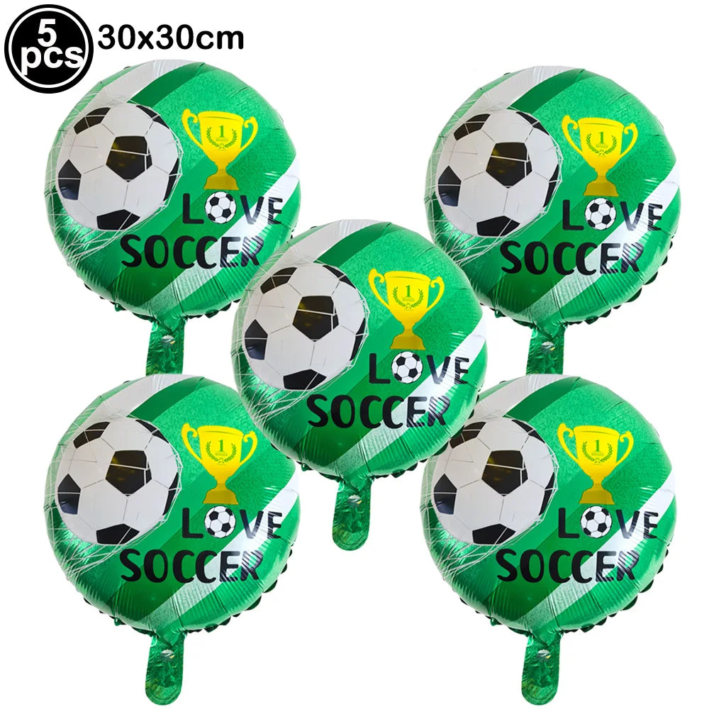 Standing Soccer Foil Balloon Football Theme Birthday Party Baby Shower Decor Football Club Decor Supplies Boys Gifts