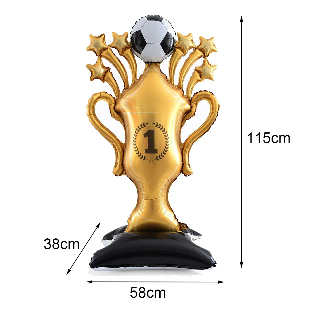 Standing Soccer Foil Balloon Football Theme Birthday Party Baby Shower Decor Football Club Decor Supplies Boys Gifts