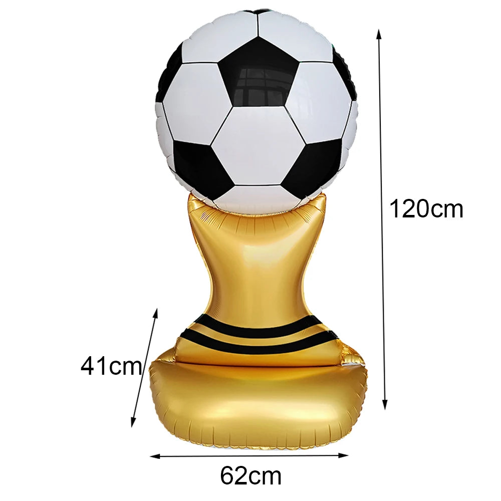 Standing Soccer Foil Balloon Football Theme Birthday Party Baby Shower Decor Football Club Decor Supplies Boys Gifts