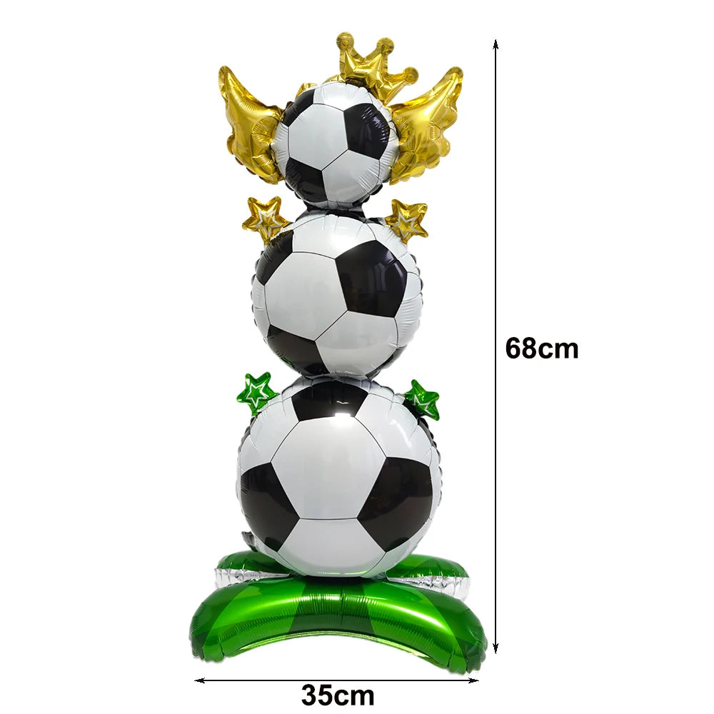 Standing Soccer Foil Balloon Football Theme Birthday Party Baby Shower Decor Football Club Decor Supplies Boys Gifts