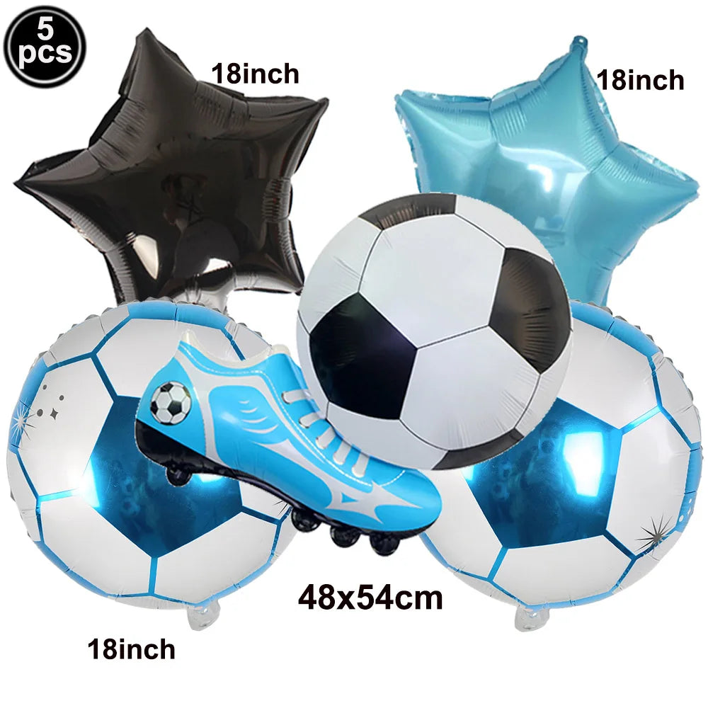 Standing Soccer Foil Balloon Football Theme Birthday Party Baby Shower Decor Football Club Decor Supplies Boys Gifts