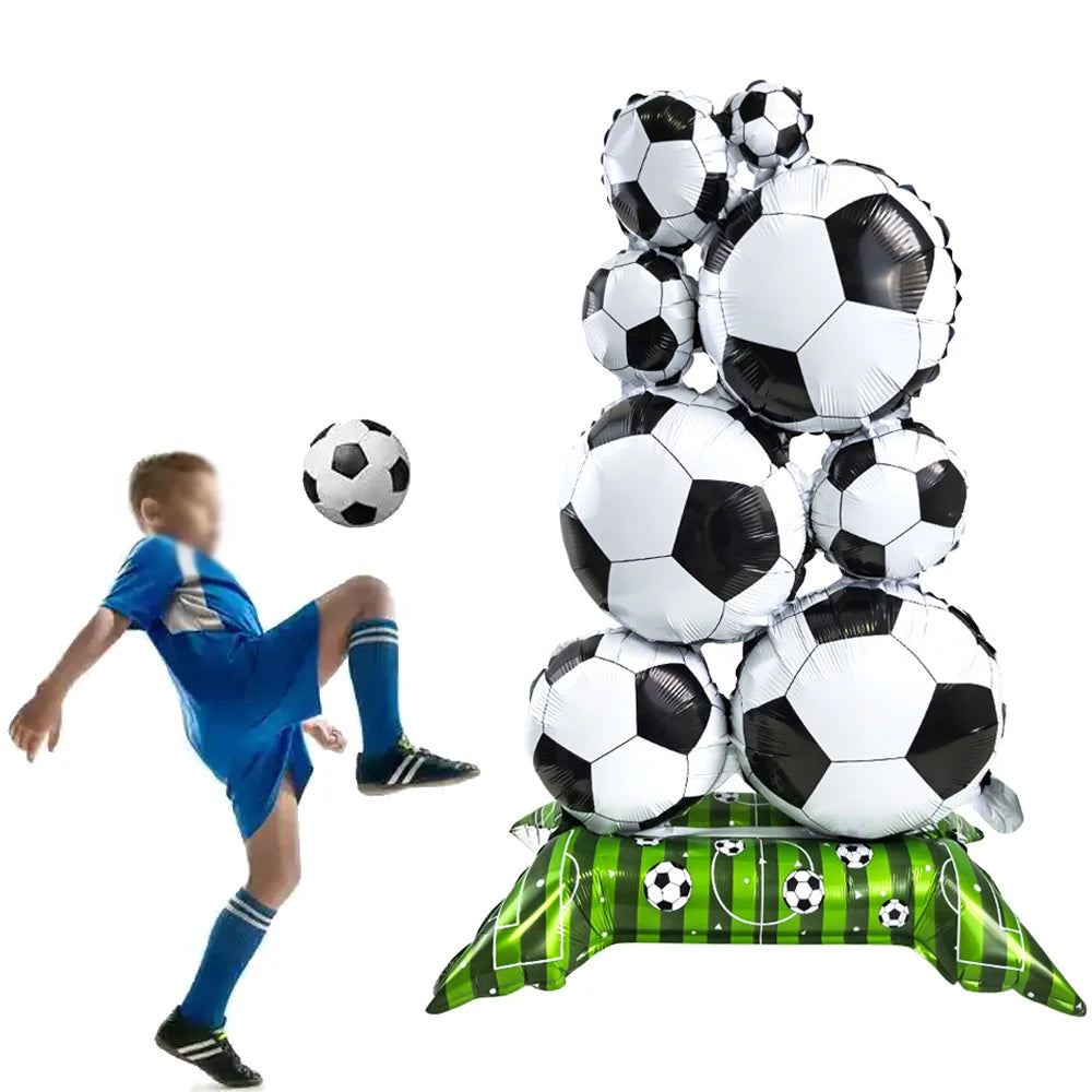 Standing Soccer Foil Balloon Football Theme Birthday Party Baby Shower Decor Football Club Decor Supplies Boys Gifts