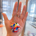New Fashion Flag Football Keychain Country Soccer Club Fans Keyring Car Key Chains Souvenir Bag Pendant Accessories Gifts