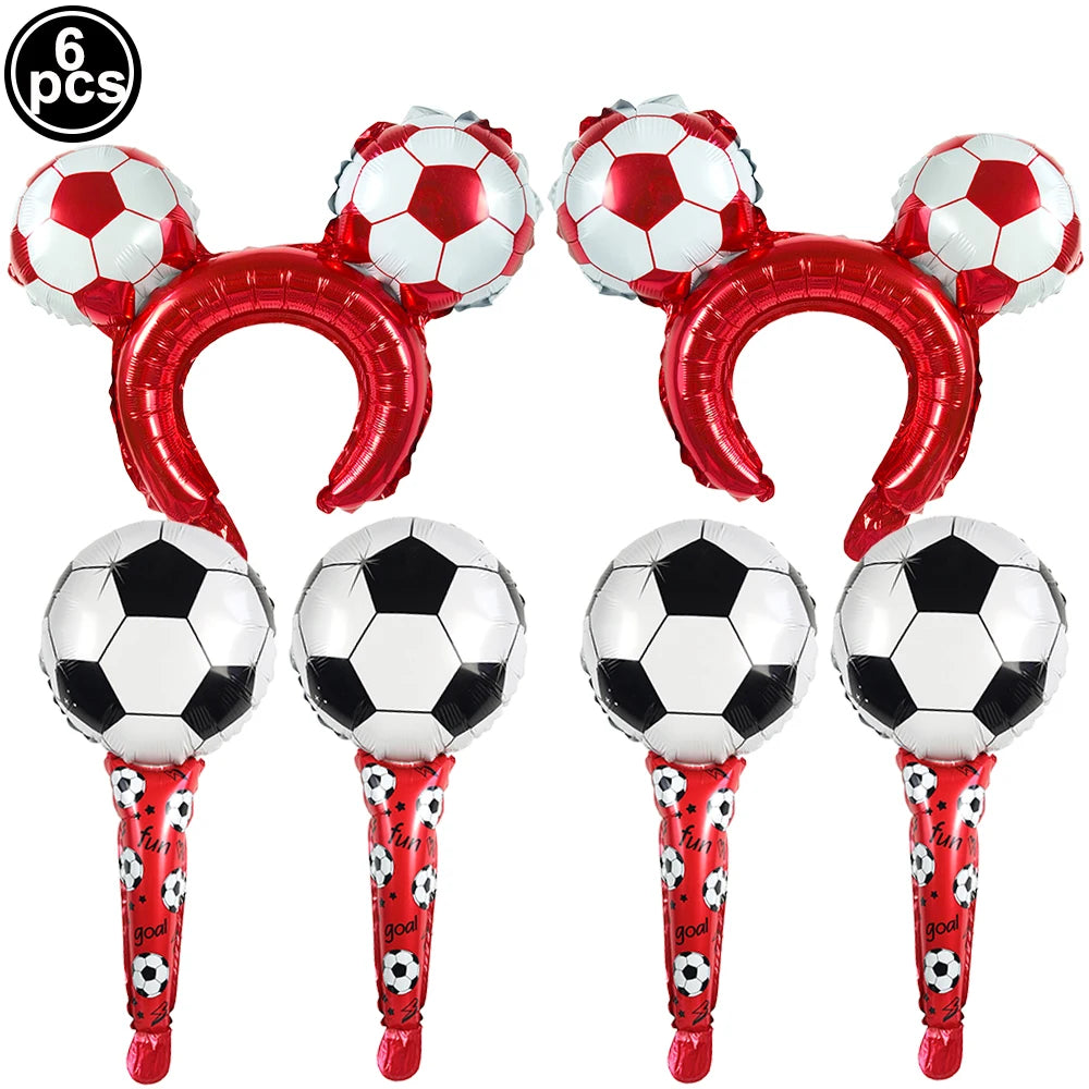Standing Soccer Foil Balloon Football Theme Birthday Party Baby Shower Decor Football Club Decor Supplies Boys Gifts