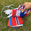 2026 42/48Pcs World Country Flag 14X21Cmnew Football Cup Countries Flag Bunting National String Banner Event Garlands Decoration