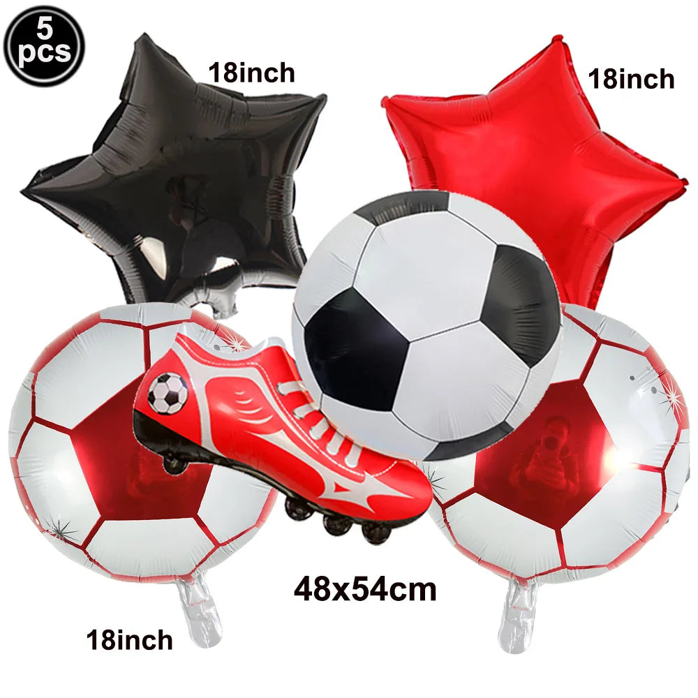 Standing Soccer Foil Balloon Football Theme Birthday Party Baby Shower Decor Football Club Decor Supplies Boys Gifts