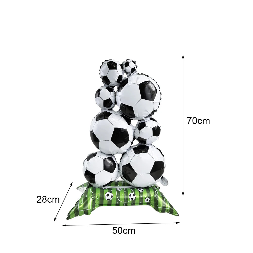 Standing Soccer Foil Balloon Football Theme Birthday Party Baby Shower Decor Football Club Decor Supplies Boys Gifts