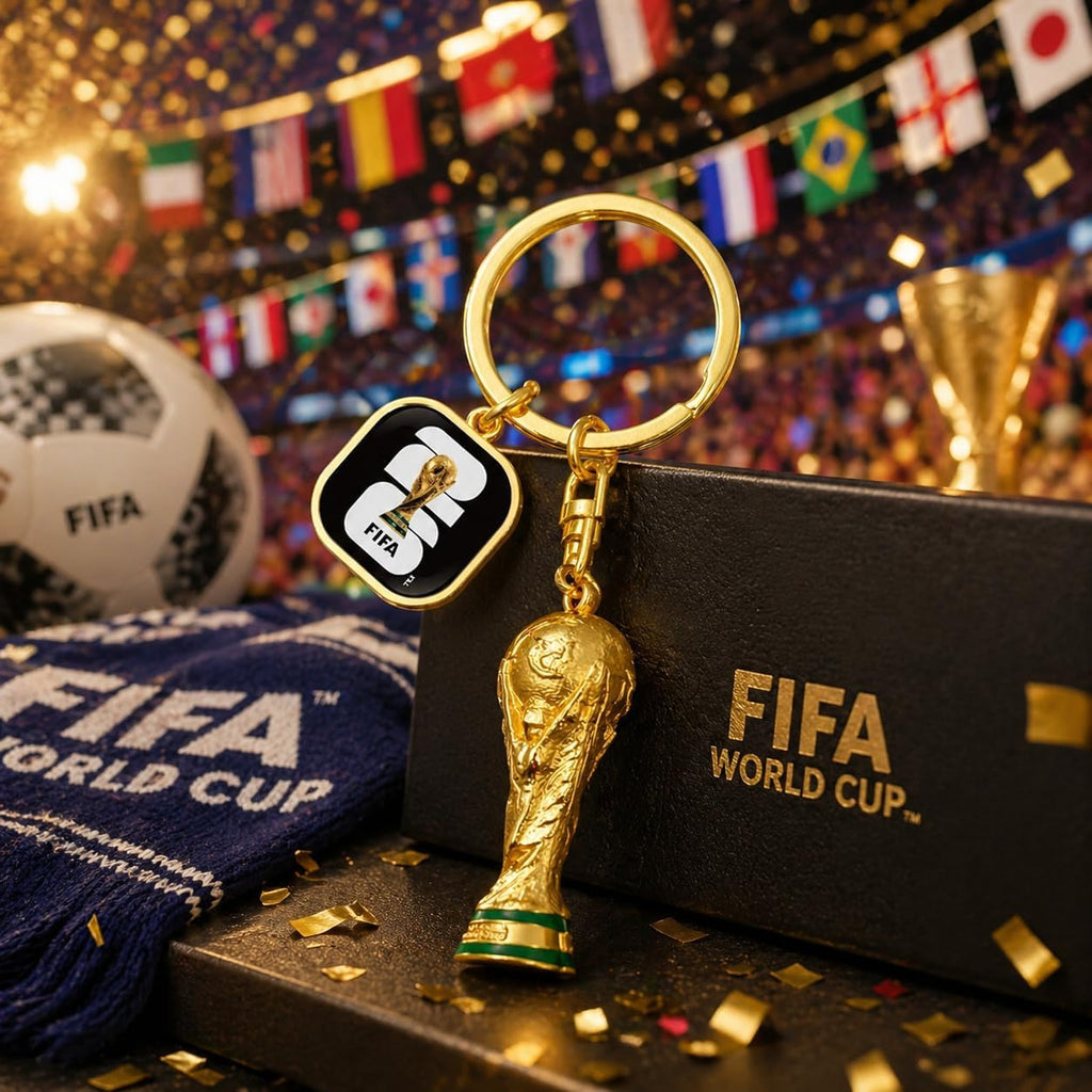 FIFA World Cup 2026 Official Gift, Llavero Oficial FIFA Copa Del Mundo 2026 – Edición De Coleccionista – Ideal Para Llaves, Bolsas De Deporte Y Mochilas