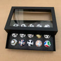 2026 Soccer Cup Event Souvenir 15 Mini ABS&PU Soccer Balls in Elegant Display Box