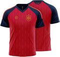 - Réplica Oficial Camiseta De La Selección Española De Fútbol Hombre - Primera Equipación España 2026-100% Poliester Transpirable - Adulto Unisex