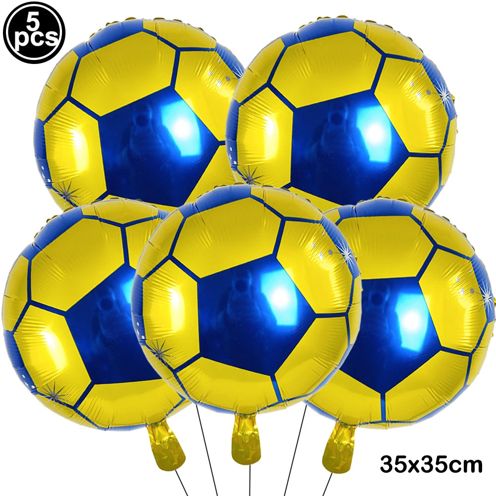 Standing Soccer Foil Balloon Football Theme Birthday Party Baby Shower Decor Football Club Decor Supplies Boys Gifts
