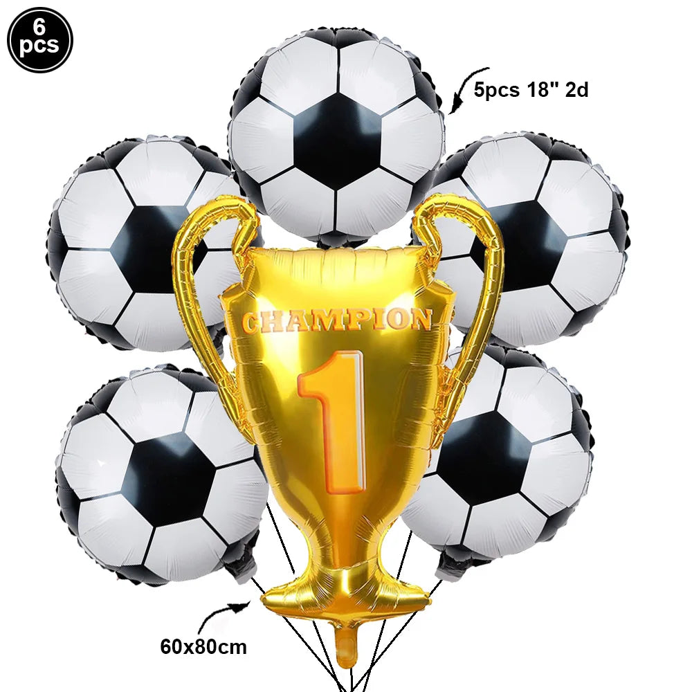 Standing Soccer Foil Balloon Football Theme Birthday Party Baby Shower Decor Football Club Decor Supplies Boys Gifts