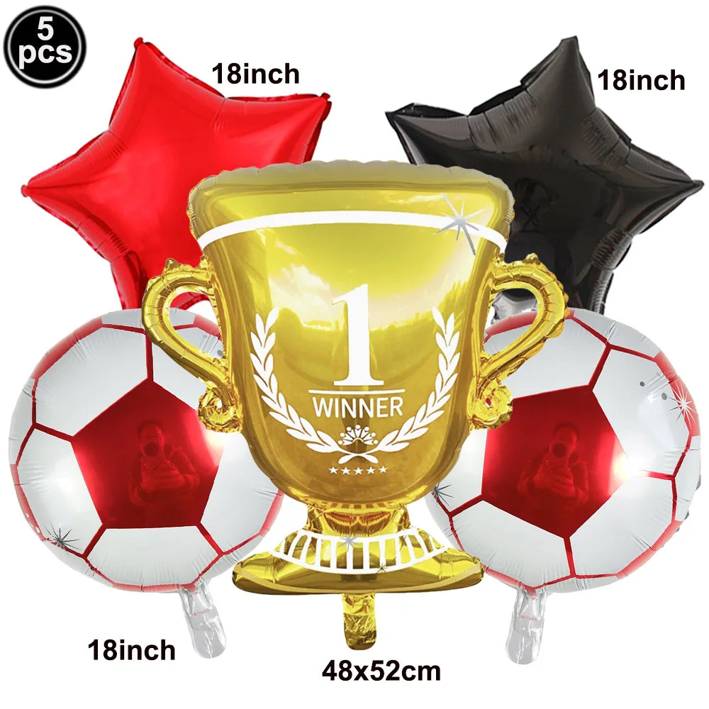 Standing Soccer Foil Balloon Football Theme Birthday Party Baby Shower Decor Football Club Decor Supplies Boys Gifts