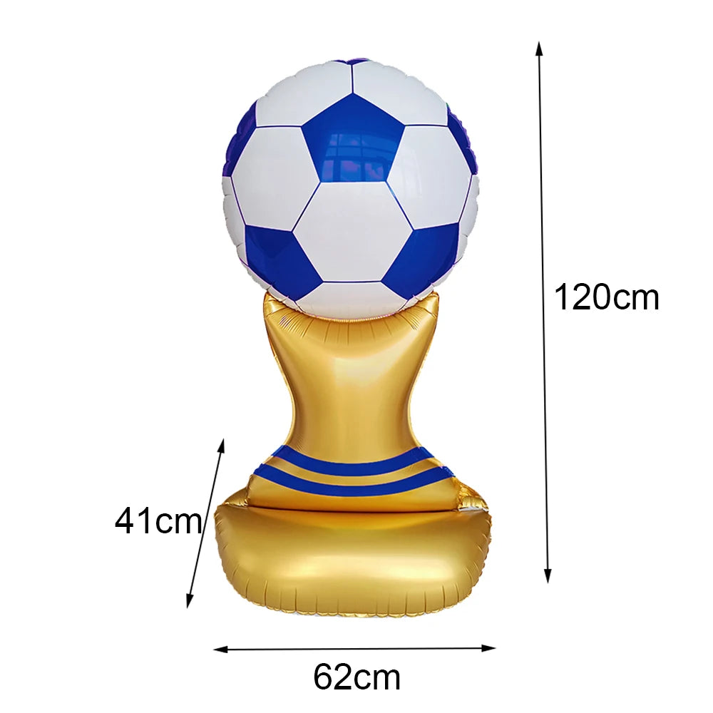 Standing Soccer Foil Balloon Football Theme Birthday Party Baby Shower Decor Football Club Decor Supplies Boys Gifts
