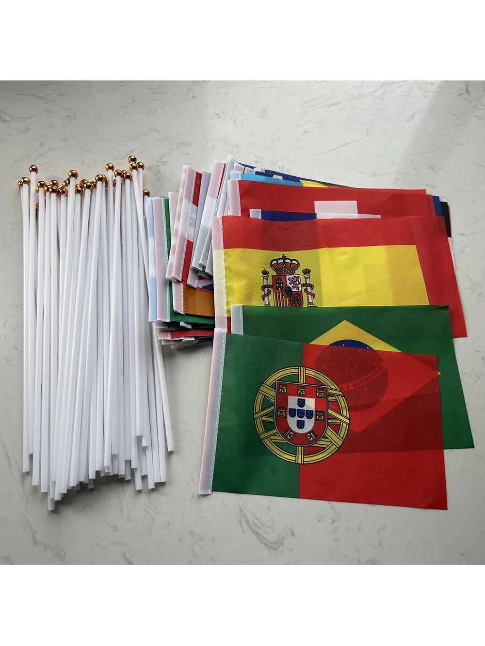 2026 42/48Pcs World Country Flag 14X21Cmnew Football Cup Countries Flag Bunting National String Banner Event Garlands Decoration