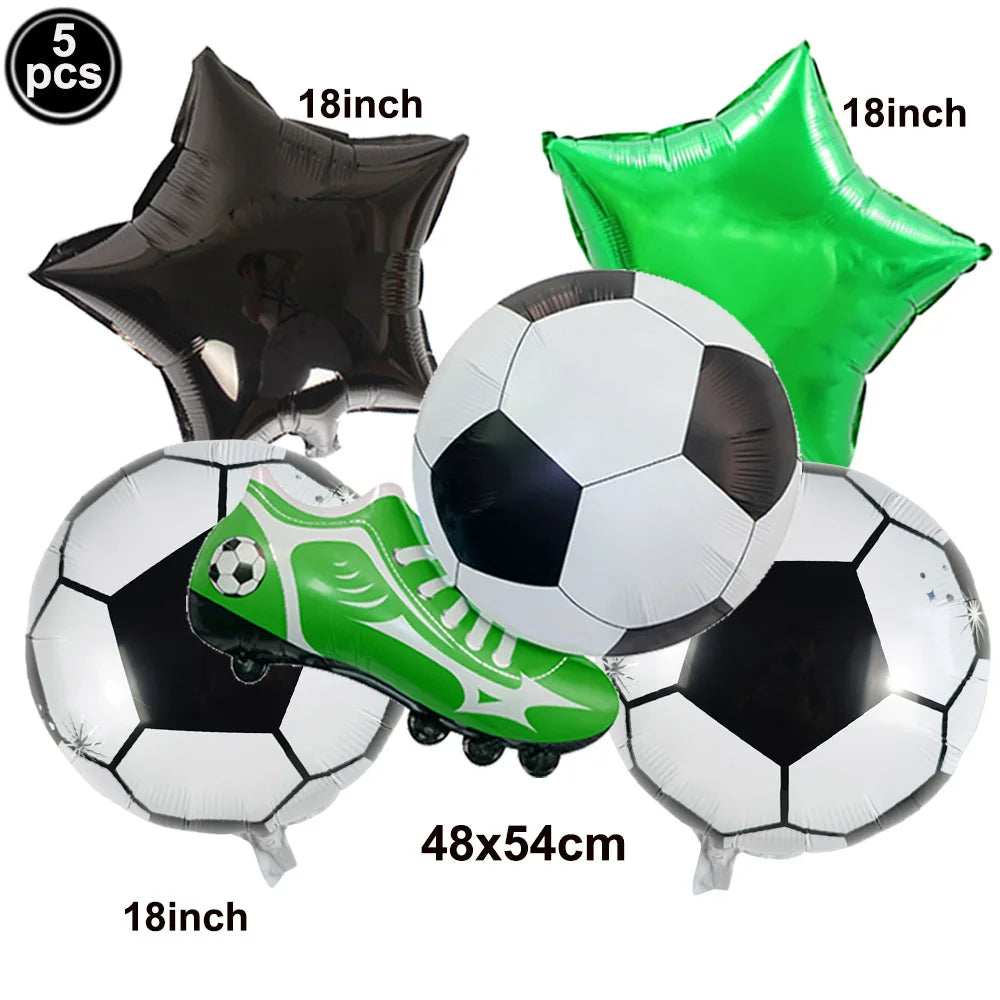 Standing Soccer Foil Balloon Football Theme Birthday Party Baby Shower Decor Football Club Decor Supplies Boys Gifts