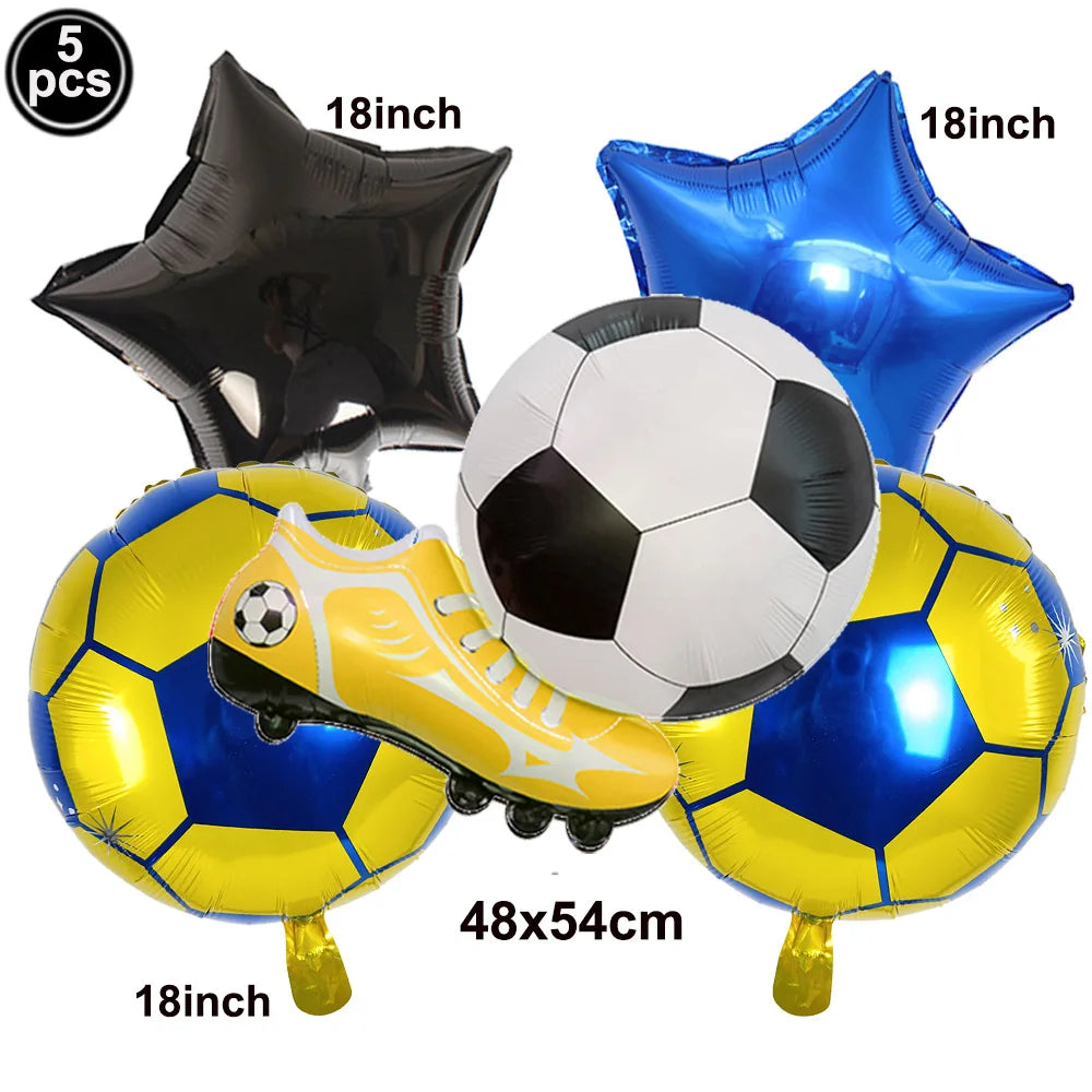Standing Soccer Foil Balloon Football Theme Birthday Party Baby Shower Decor Football Club Decor Supplies Boys Gifts