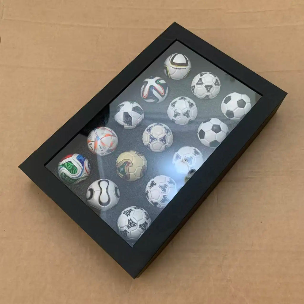 2026 Soccer Cup Event Souvenir 15 Mini ABS&PU Soccer Balls in Elegant Display Box