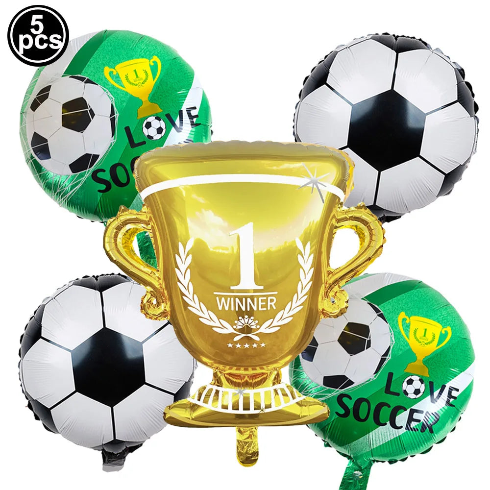 Standing Soccer Foil Balloon Football Theme Birthday Party Baby Shower Decor Football Club Decor Supplies Boys Gifts