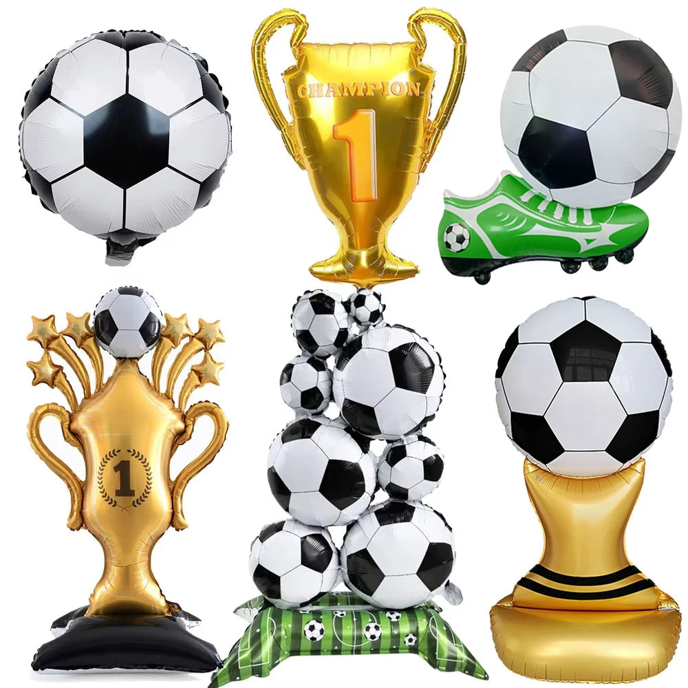 Standing Soccer Foil Balloon Football Theme Birthday Party Baby Shower Decor Football Club Decor Supplies Boys Gifts