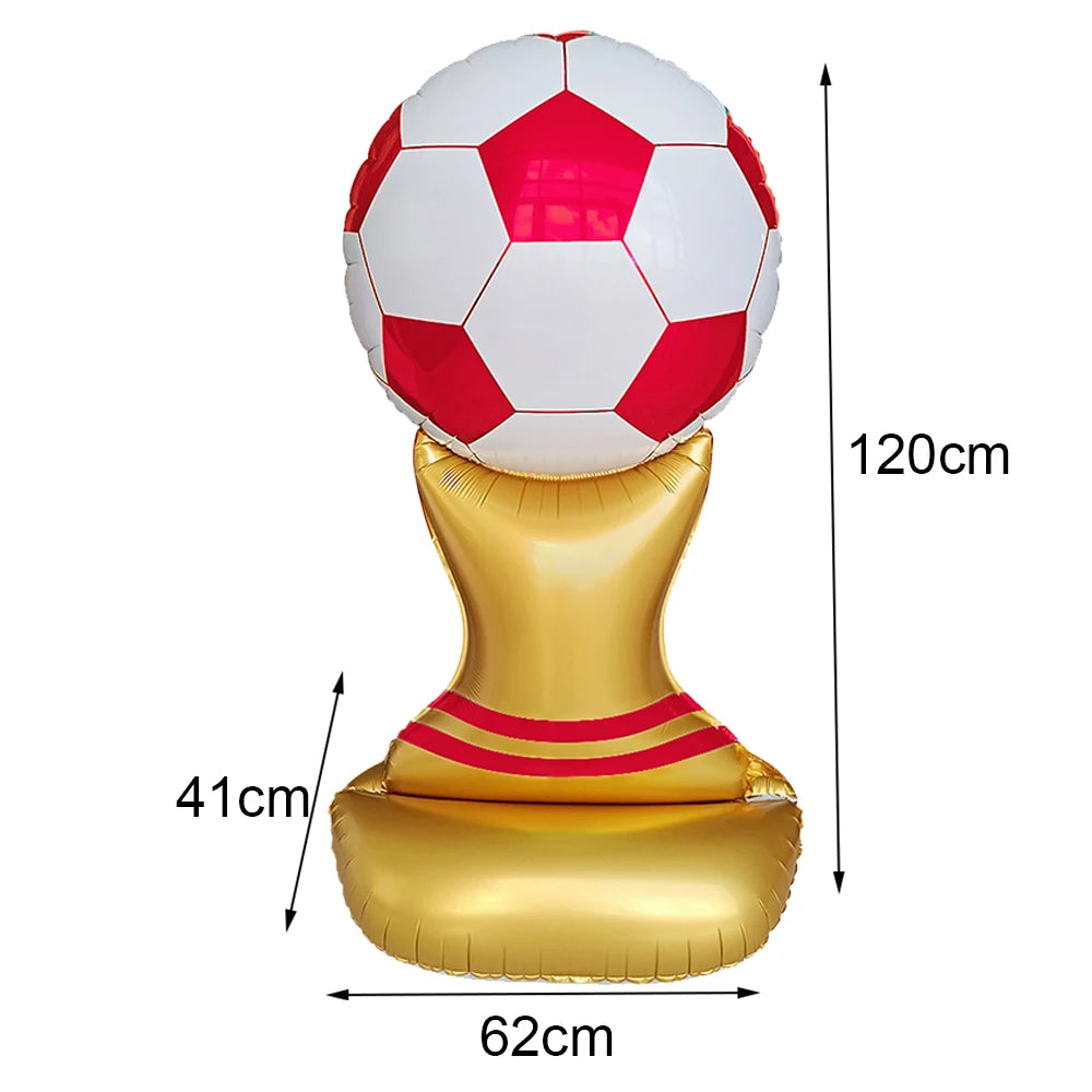Standing Soccer Foil Balloon Football Theme Birthday Party Baby Shower Decor Football Club Decor Supplies Boys Gifts