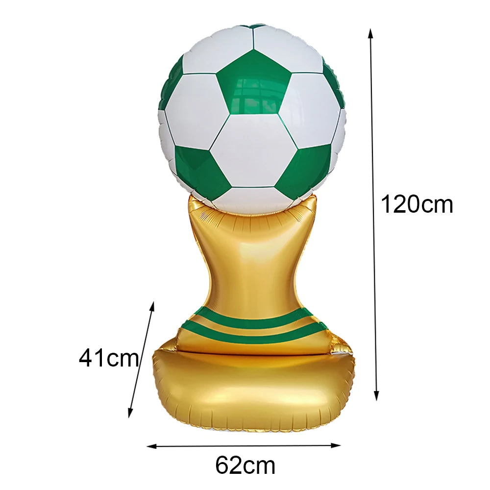 Standing Soccer Foil Balloon Football Theme Birthday Party Baby Shower Decor Football Club Decor Supplies Boys Gifts