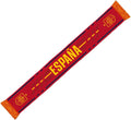 BUFANDA ESPAÑA 2026 – Bufanda Oficial De La Selección Española – Diseño Rojo Con Escudo, Flecos Amarillos Y Gráficos De La Roja
