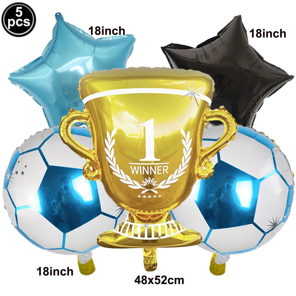 Standing Soccer Foil Balloon Football Theme Birthday Party Baby Shower Decor Football Club Decor Supplies Boys Gifts