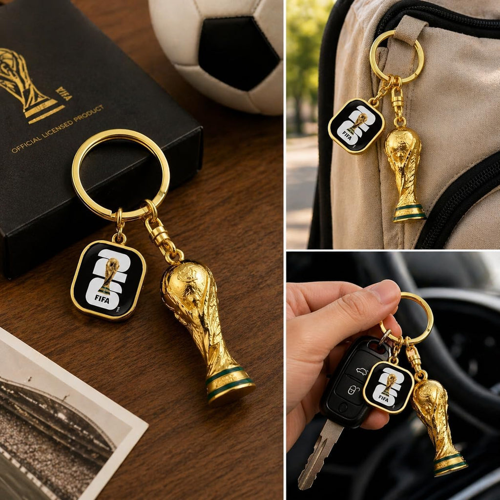 FIFA World Cup 2026 Official Gift, Llavero Oficial FIFA Copa Del Mundo 2026 – Edición De Coleccionista – Ideal Para Llaves, Bolsas De Deporte Y Mochilas