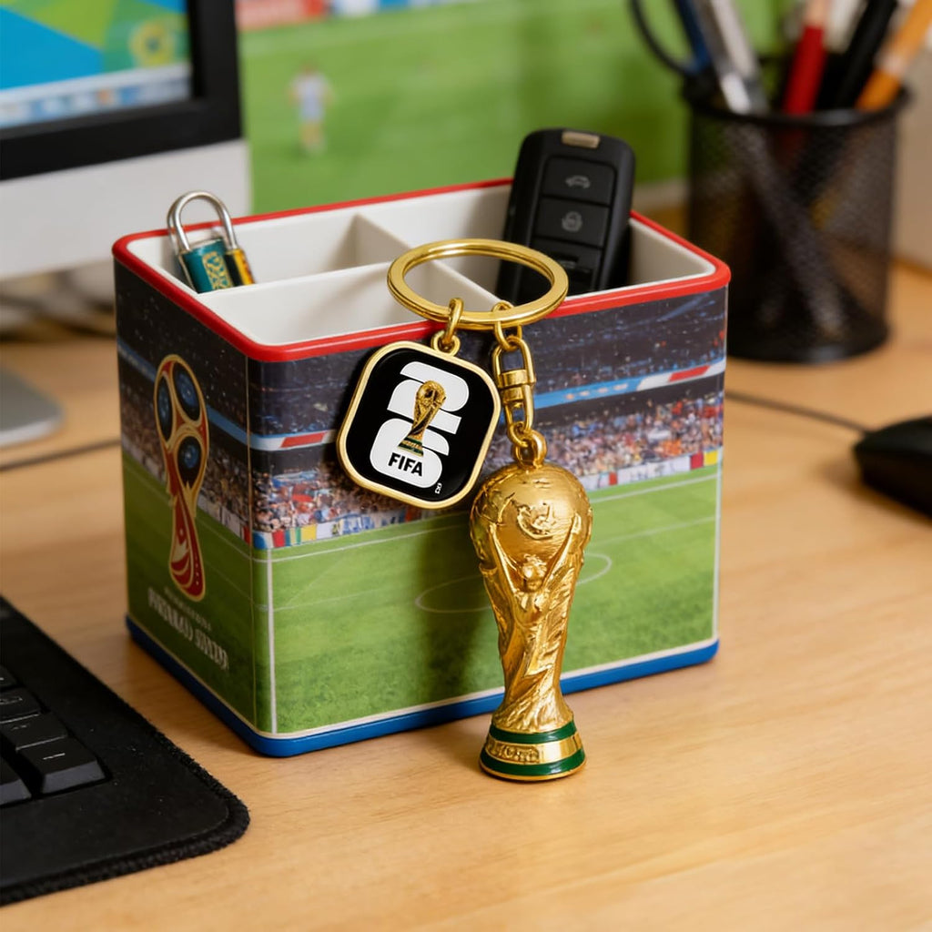 FIFA World Cup 2026 Official Gift, Llavero Oficial FIFA Copa Del Mundo 2026 – Edición De Coleccionista – Ideal Para Llaves, Bolsas De Deporte Y Mochilas